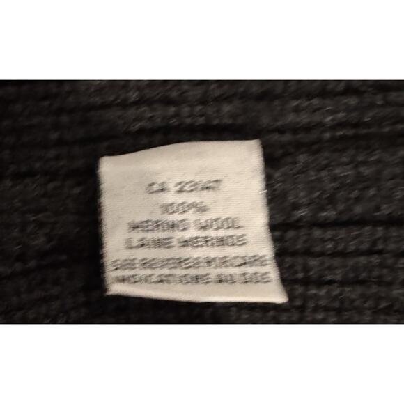 Talbots 100% Merino Wool Full-Zip Sweater Vest Gray Size S Women's Made in Italy - Picture 4 of 4